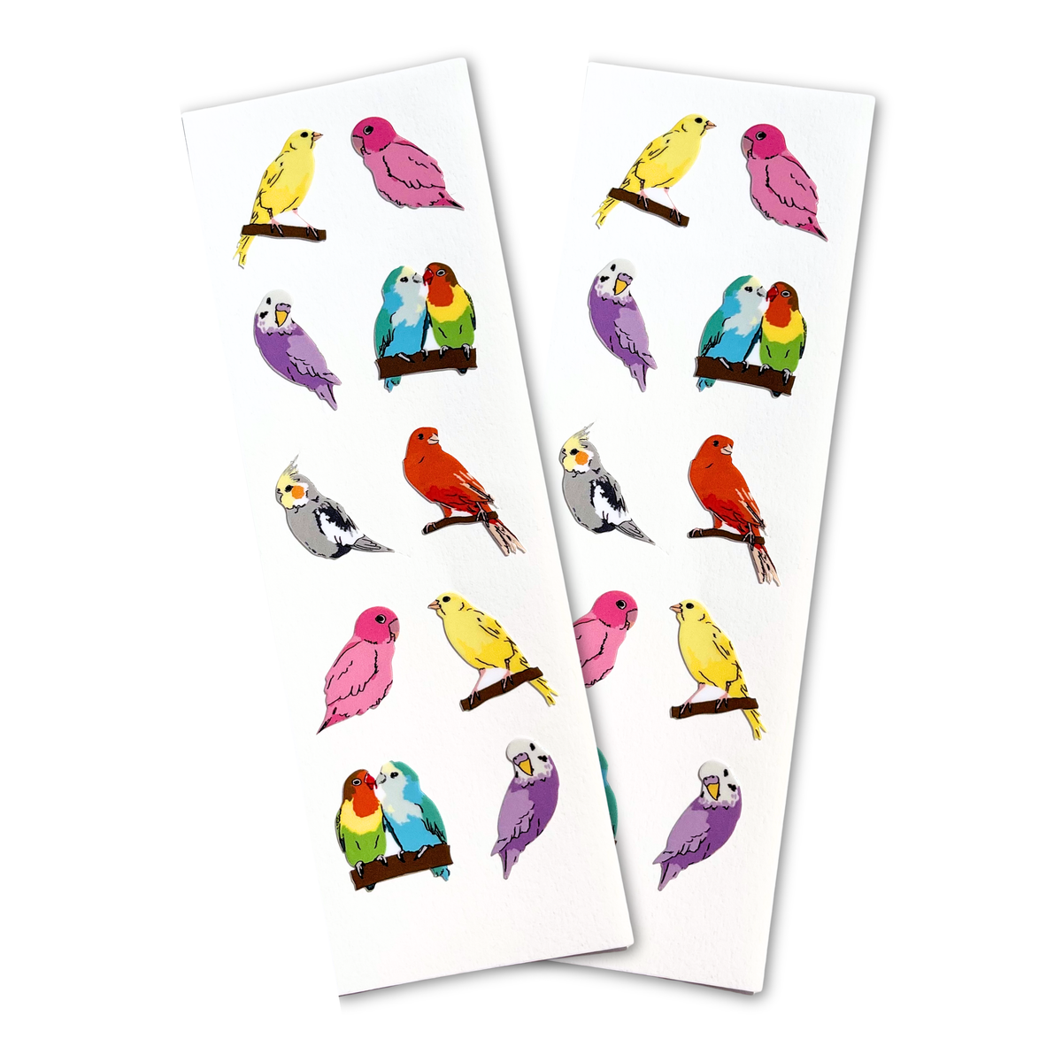 Micro Birds Vintage Inspired Stickers