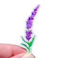Splatter Paint Lavender Vinyl Sticker