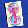 Polly Pocket Pool Party Pin Button