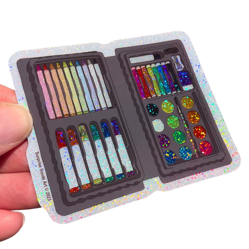 Fairydust Sparkle Vinyl Art Supplies Kit Sticker, Waterproof
