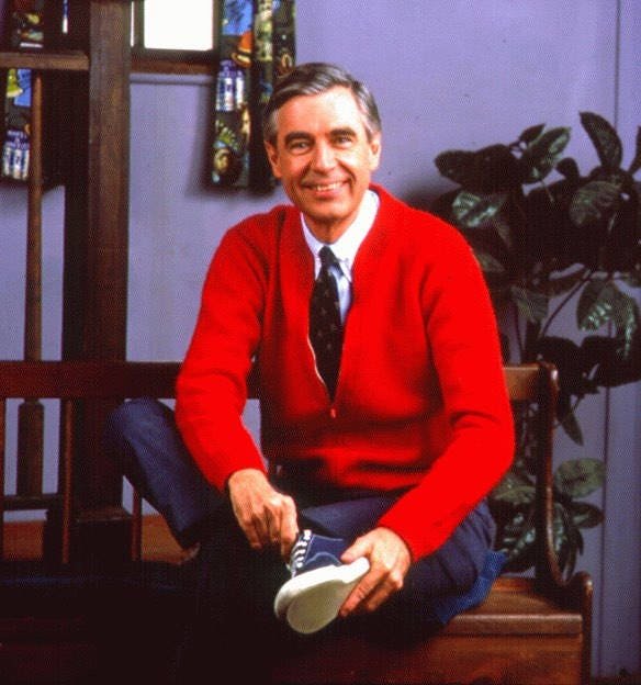 Mr. Rogers Quote Vinyl Sticker