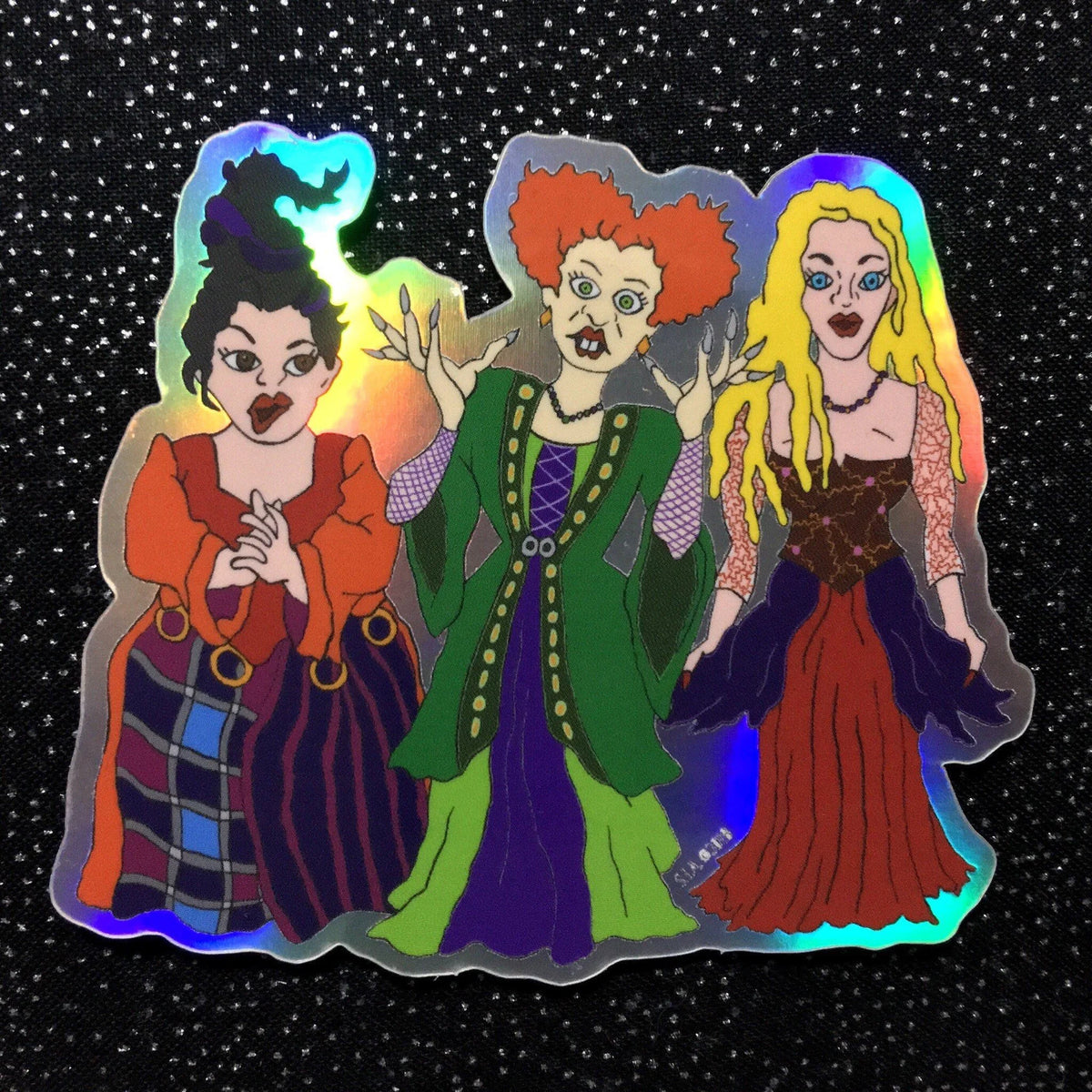 Holographic Hocus Pocus Sanderson Sisters Sticker