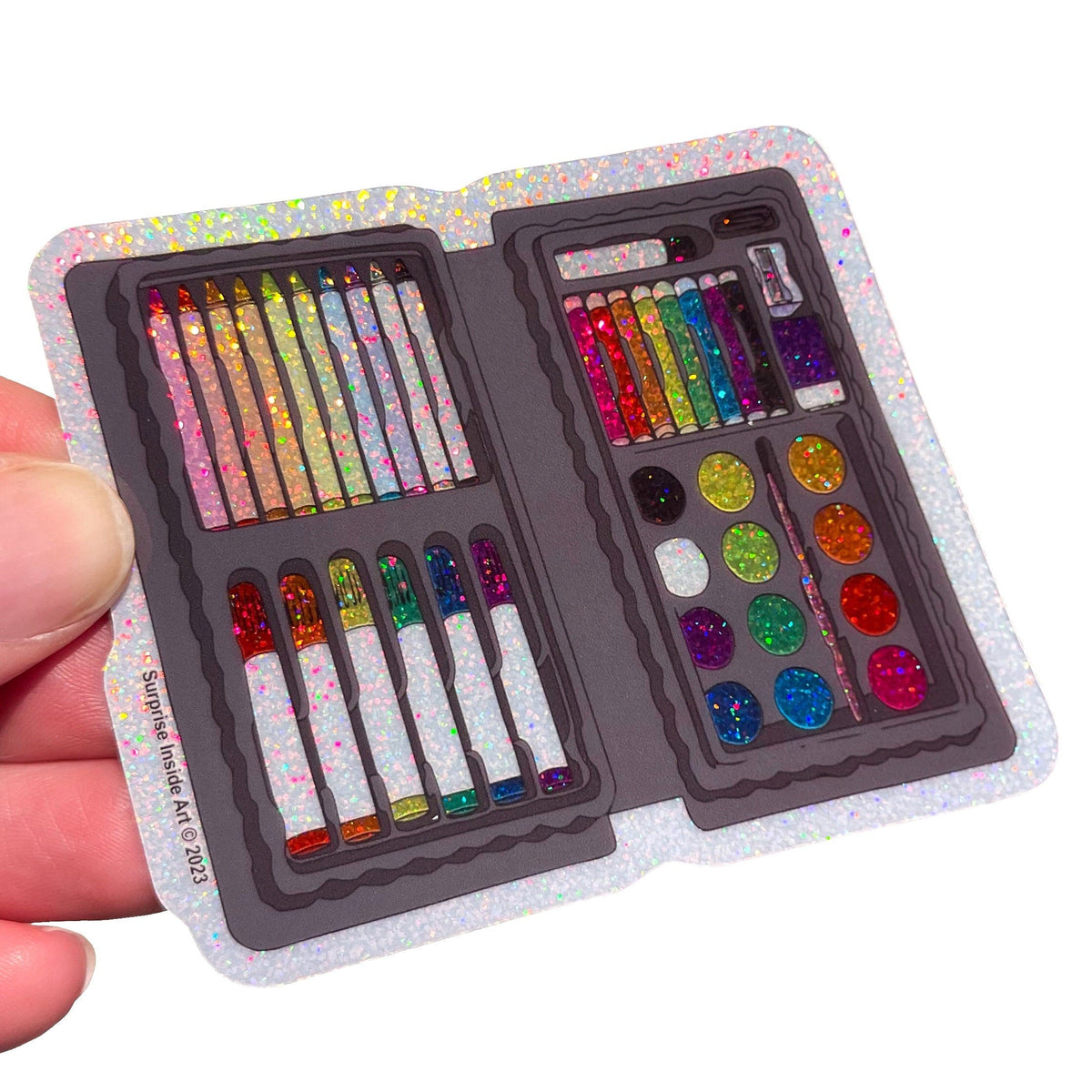Fairydust Sparkle Vinyl Art Supplies Kit Sticker, Waterproof
