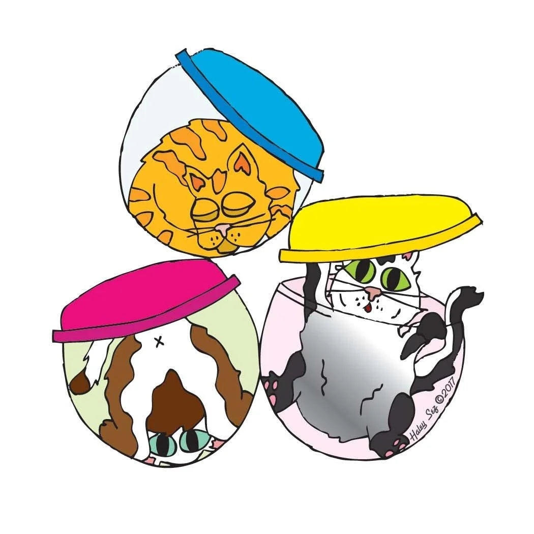 Roly Poly Pets Sticker Set