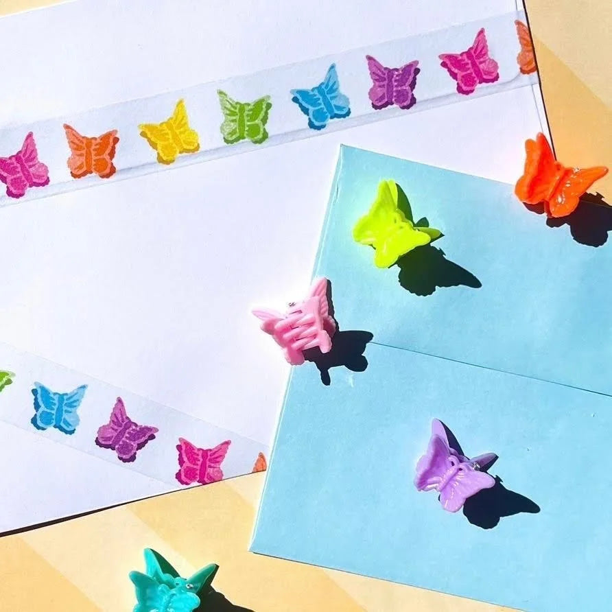 Butterfly Clips Washi Tape