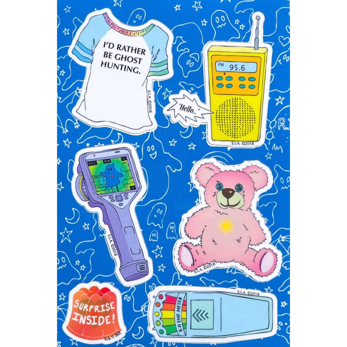 Ghost Hunter Sticker Sheet