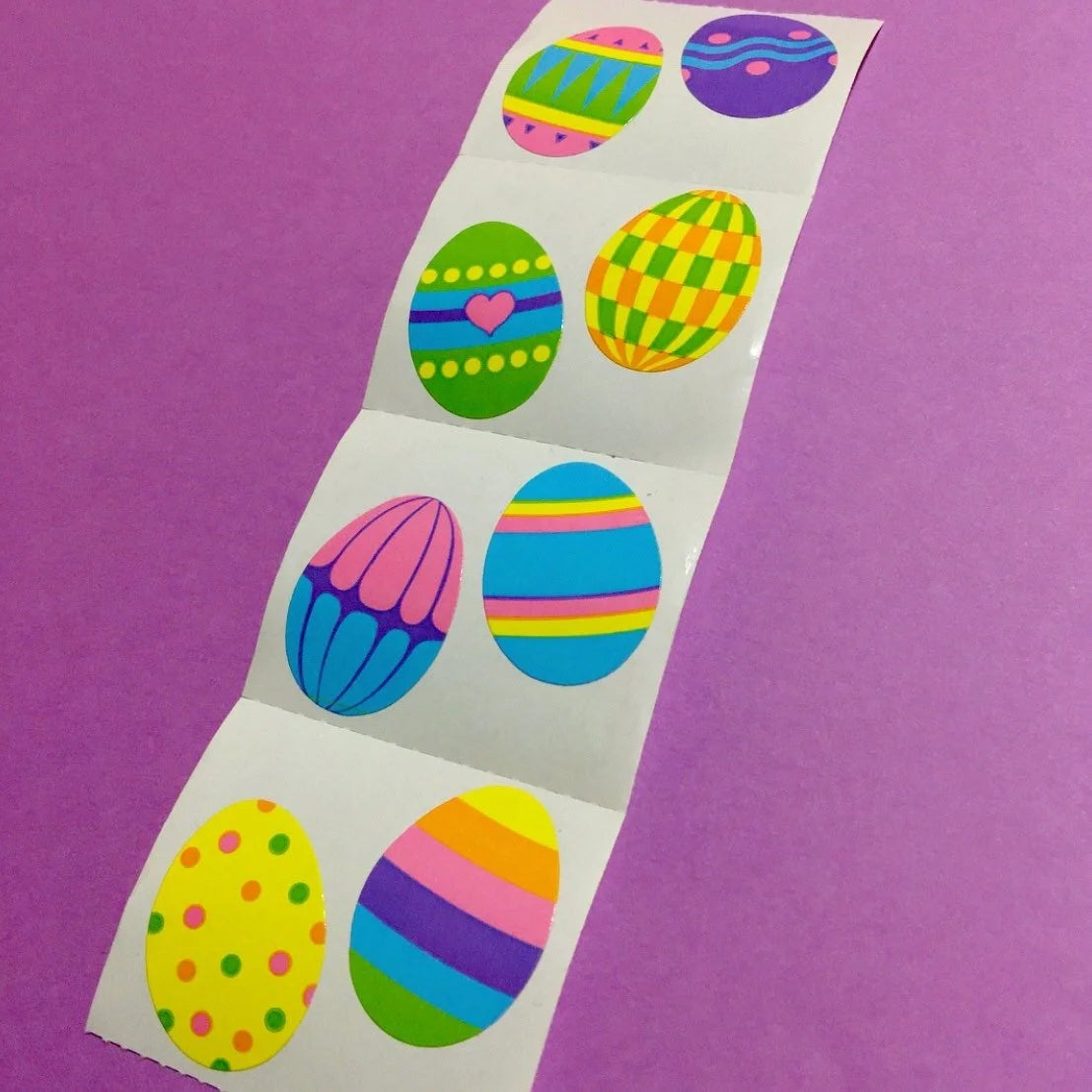 Vintage Mrs. Grossman's Easter Egg Stickers